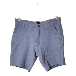 River Island Mens Shorts Sz Large Periwinkle Pique Textured Knit